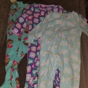 Euc girls pajamas bundle of 3